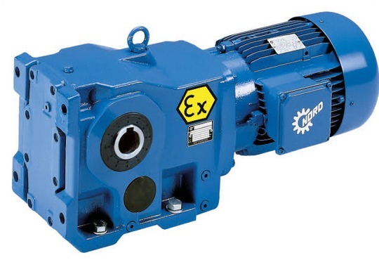 NORD bevel helical geared motor