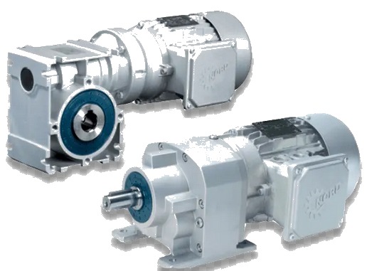 NORD worm and inline helical geared motors